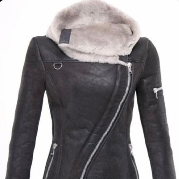 REX Fur leather Women's Jacket - Picture 1 of 1